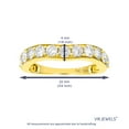 thumbnail image 6 of Vir Jewels 1 CTTW Diamond V Shape Wedding Band in 14K Yellow Gold Size 4.5, 6 of 9