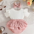 thumbnail image 4 of JUMEYU Baby Girl Bodysuit Funny Romper Cute Novelty Infant Baby Bodysuit Funny Baby Romper 0 3 6 9 12 18 24 Months (Pink,6-9 Months), 4 of 4