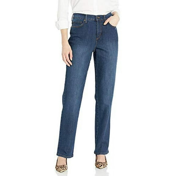 Gloria Vanderbilt womens Amanda Classic High Rise Tapered Jean, Scottsdale Wash, 8 Petite Short