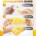 thumbnail image 4 of 30 Count Heavy Duty Duster Refills, Multisurface 360° Larger Size Dusters with 4X Microfibers,for Cleaning Home, 4 of 4
