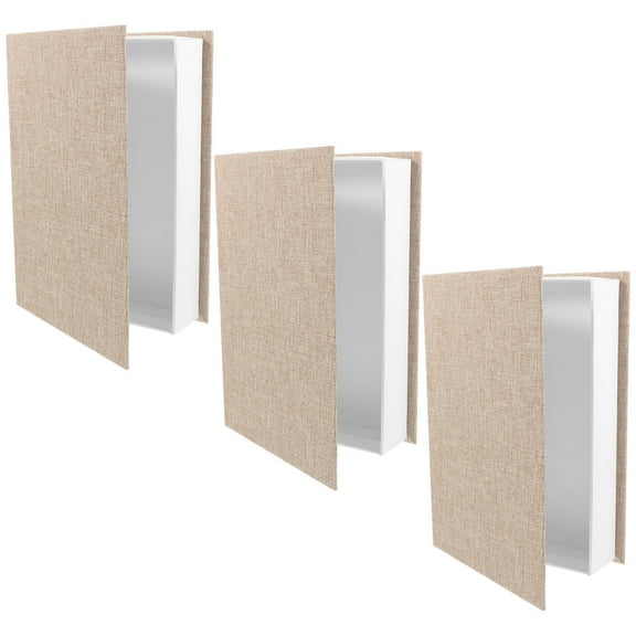 KAKOWELY fake book Faux Book Model Paper Storage for Home Decor Enthusiasts Household Items 3pcs