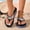 Silver, variant on Women Flip Flops with Arch Support ,Sequined Rainbow Wedge Flip-Flops, Sparkly Beaded Thong Sandals with Colorful Rainbow Design, Lightweight Wedge Heel for Comfortable Lift