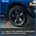 thumbnail image 6 of Tyger Auto Fender Flare Compatible with 2022-2026 Toyota Tundra, Smooth Textured Black Paintable Bolt-Riveted Style 4pc | TG-FF8T4518, 6 of 7
