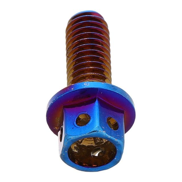 WASHWEPE Tornillos Coloridos Para De Matrícula Con Resistente Para Motocicleta