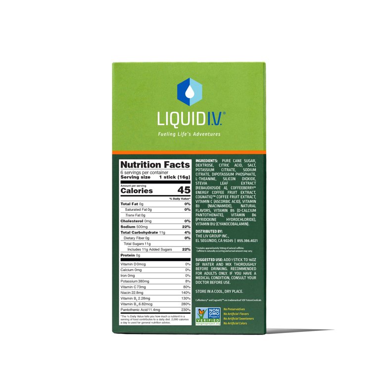 Liquid I.V. Hydration Multiplier for Kids, Electrolyte Powder Packet Drink  Mix, Tropical Punch, 8 Ct 