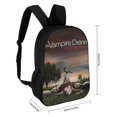 thumbnail image 2 of Diarios de Vampiros-theme Backpack, Campus style schoolbag Bookbag with Adjustable Shoulder Straps And Large Zip Compartment, Unisex Travel Bags., 2 of 6