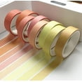 thumbnail image 1 of 8 Rolls Of Paper Tape Diy Soft Decorative Tape For Crafts, Gift Packaging (red), 1 of 5
