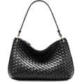 thumbnail image 2 of Woven Bag for Women Woven Purse Small Hobo Bag Fashion Shoulder Bag PU Leather Handmade, 2 of 4