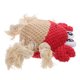 thumbnail image 2 of KAKOWELY Juguete masticable con forma de cangrejo para perros, juguete interactivo para perros, juguete chirriante para limpiar los dientes de perro., 2 of 5