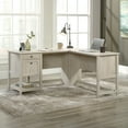 thumbnail image 3 of Sauder Edge Water L-Shaped Desk, Chalked Chestnut Finish, 3 of 14