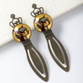 thumbnail image 3 of Dog Vintage Copper Crown-Shaped Bookmarks: Stainless Steel Book Accessories, Gift for Book Lovers - Set of 2, 3 of 5