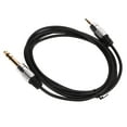 thumbnail image 3 of 6.35mm Jack To 3.5mm Jack Cable, Flexible Rubber Protector 6.35mm To 3.5mm Cable Improve Signal Transmission Quality  For Microphone For DVD Player, 3 of 8