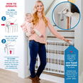 thumbnail image 3 of Cardinal Gates Stairway Special Child and Pet Safety Gate - White, 3 of 4