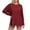Wine [Mix & Save More] [Summer Savings], variant on Women's Oversized Long Sleeve Workout Tshirts with Side Slit Fall Fashion Gym Casual Basic Tops Style Loose Tees for Daily Fitness | CSEONE,Army Green L