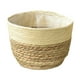 thumbnail image 1 of Jarrón, florero, macetas, cubierta, cesta de almacenamiento, cesta tejida para plantas, maceta, maceta de paja, cesta tejida, 1 of 3