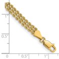 thumbnail image 2 of 10k Solid Yellow Gold 4.5mm Wide Triple Strand Rope Bracelet 8 Inch Strand Bracelet for Women, 2 of 2