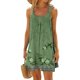 thumbnail image 1 of WILLBEST Vestido Largo Informal De Verano Para Mujer, Estilo Vintage Con Estampado De Flores, Plisado, Sin Mangas, Con Tirantes Para Playa Y Vacaciones, 1 of 3