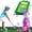 Pink, variant on JUGAAD LIFE 2 in 1 Kids Golf Toy Set Clubs Toddler Outdoor Sport Toys for Boys Girls Ages 3-6 Years Old Gifts Birthday (Blue)