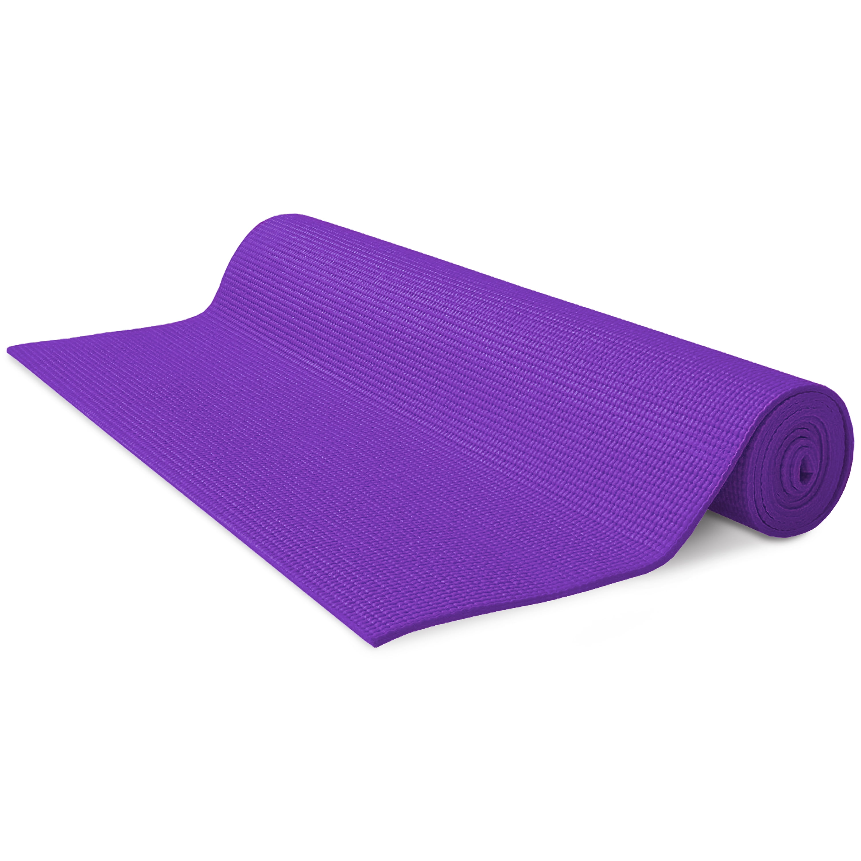 Closed Cell SGS Certified Earth-Friendly Exercise Gym Mat Bean Products Yogi Premium Yoga Mat Non-toxic Slip Resistant Double Sided 4mm Thick Extra-Long 73” L x 24” W Non-Skid