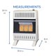 thumbnail image 5 of Calentador de espacio infrarrojo de gas natural sin ventilación ProCom MN180TPA-B, 5 of 7