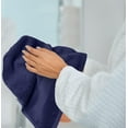 thumbnail image 3 of White Classic Luxury Cotton 6 Pc Blue Hand Towels Set, Hotel Style Small Bath Towel and Face Towel 16x30, Navy Blue Soft Plush Bath Towels Pack of 6, Thick Quick Dry Gym Towels, Bathroom Hand Towels, 3 of 9