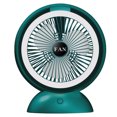 thumbnail image 1 of Mini ventilador USB de escritorio con luz LED, ventilador de escritorio de 4 velocidades, rotación de 360 grados, recargable, 1 of 9
