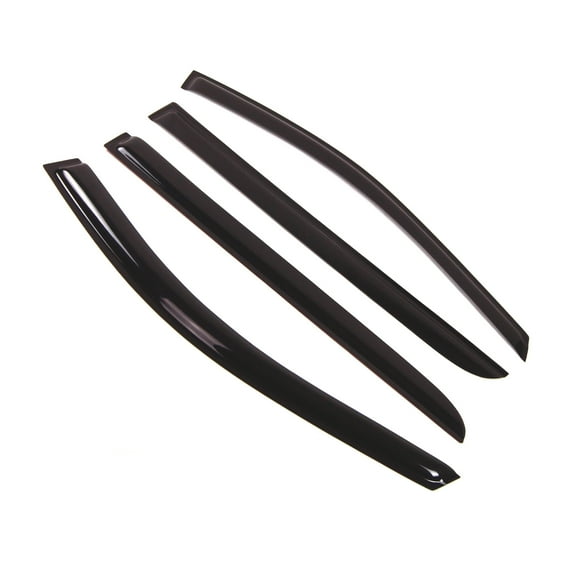 Tuningpros WD2-238 Outside Mount Window Visor Deflector Rain Guard Dark Smoke 4 Pcs Set For 2005-2010 Honda Odyssey