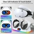 thumbnail image 5 of PSVR2 Controller Charger with RGB Light for Playstation VR2, Multicolor, 5 of 7