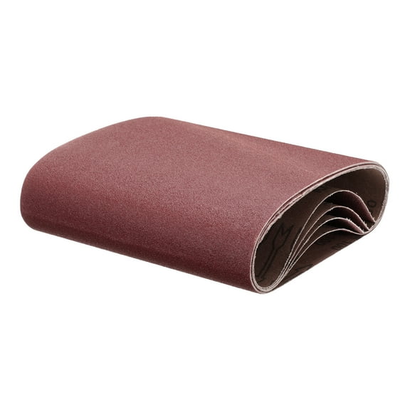 Uxcell 5 Pieces 8" x 19" Sanding Belts 100 Grits Aluminum Oxide Abrasive Belt Sander Paper Sanding Papers
