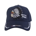 thumbnail image 2 of Gravity Threads Native Pride Adjustable Baseball Hat - Headdress - Navy, 2 of 2