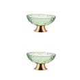 thumbnail image 2 of Inteprter Dessert Serving Bowl Tray Snacks Fruit Basket Bowl for Breads Snacks Home Verde 2piezas, 2 of 4