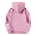 thumbnail image 3 of Kids Oversized Fleece Hoodie, Long Sleeve Oversized, with Pocket, Hooded Sweatshirt, for Casual and Everyday Layering, for Boys and Girls | CSEONE, 3 of 7