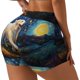 thumbnail image 1 of Fotbe Vintage Starry Sky Labrador A Shorts Sin Costuras – Shorts Deportivos de Cintura Alta para Mujer, Elásticos para Gimnasio, Yoga, Running o Ciclismo-XX-Large, 1 of 8