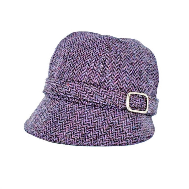 Mucros Tweed Flapper Hat, Purple, One Size - Walmart.com display picture 3
