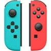 CFWQH Joy Con (L/R) for Nintendo Switch Controller- Neon Red/Neon Blue Game Controller