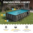 thumbnail image 3 of Funsicle 16' x 8' x 42" Oasis Designer Rectangular Above Ground Pool – Complete Set with Pump, 3 of 7