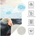 thumbnail image 7 of SKYSONIC Toiletry Mat Beautiful Grey Cat Print, Fluffy Plush Absorbent Bath Rugs Carpet with Non Slip Bottom for Bathroom Floor Toilet Tub and Shower, 7 of 7
