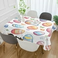 thumbnail image 2 of Yayeee Tablecloths 54" x 54" Rectangle Wrinkle Resistant Party Table Cover, Pastel Easter Pattern, 2 of 8