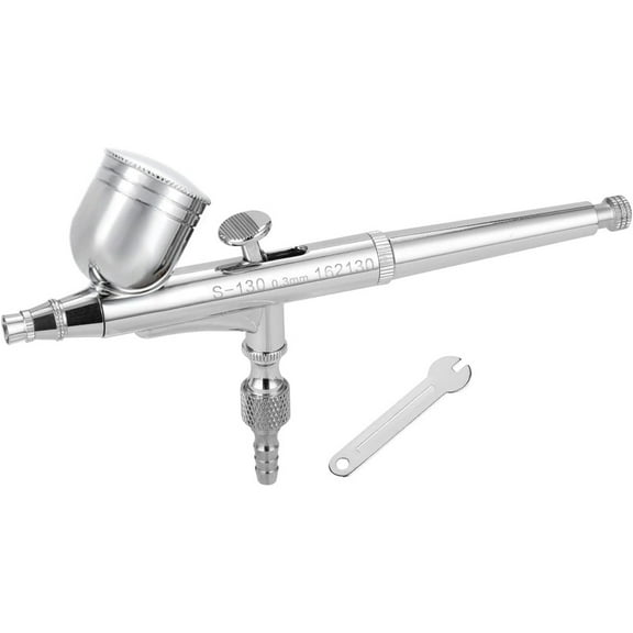 Gravity Feed Dual-Action Airbrush Spray Gun Kit Trigger Spray Gun for Art Craft Model Paint Spraying Hobby 0.3MM 7CC Air Brush