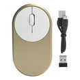 thumbnail image 1 of 1、El ratón es un ratón inalámbrico y se puede conectar a una computadora mediante Bluetooth al mismo tiempo, y su uso es ilimitado., 1 of 10