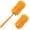 Orange, variant on Microfiber Duster for Cleaning, Hand Washable Dusters with 2pcs Replaceable Microfiber Head, Extendable Pole, Detachable Cleaning Supplies for Office, Car, Window, Furniture, Ceiling Fan