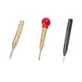 thumbnail image 3 of Xingzhi 2 Pieces Center Pin Punch Automatic Center Strike Spring Loaded Window Breaker Drilling Marking Tool, Yellow, without Cap, 3 of 9