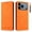 Orange, variant on Magnetic Phone Case For iPhone 16e 6.1-inch with RFID Blocking,Magnetic Closure,Card Slots,Cash Slot,Kickstand,Shockproof Flip Folio Protective Phone Case,Purple,For iPhone 16e