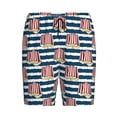 thumbnail image 4 of Wukai Popcorn Men’s Short Pajama Pants With Pockets Soft Sleep Pj Shorts for Men-X-Large, 4 of 6