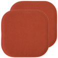 thumbnail image 1 of Cojín para silla Sweet Home Collection, espuma viscoelástica, 2 unidades, color óxido, 1 of 6