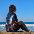 thumbnail image 3 of Wildflowers Butterfly Beach Towel Microfiber Beach Towels Sand Free Quick Dry Lightweight Travel Towels, 3 of 7