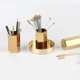 thumbnail image 4 of Gold Hexagonal Pen Holder Ornament Office Accessories Organizer Desk, 4 of 4