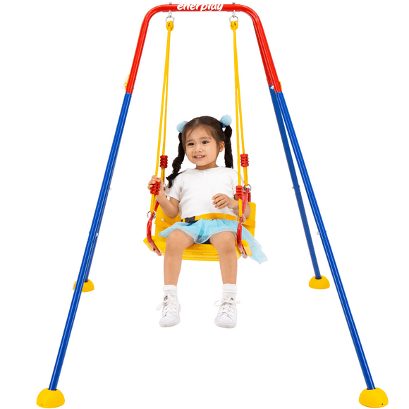 Columpio Enerplay Columpio para Niños Jardín e Interiores Fabricado en Acero 125x121x104 cm