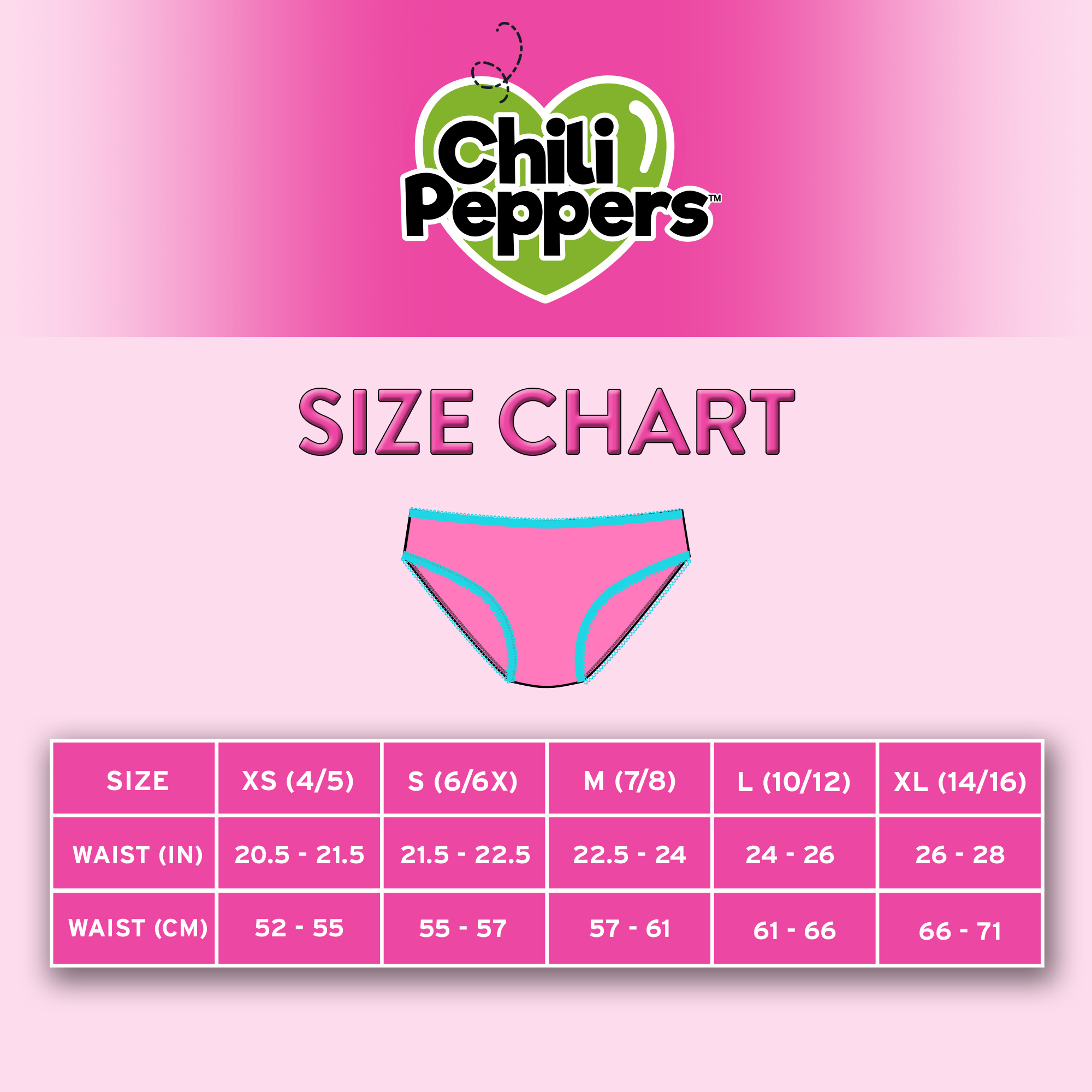 Chili Peppers Multicolor Bikini Underwear For Girls Cute Panties 20