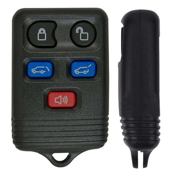 AKS KEYS Replacement for 2007 2008 2009 2010 Ford Expedition Lincoln Navigator Keyless Entry 5 Buttons Fob That Uses FCC CWTWB1U551 (2)